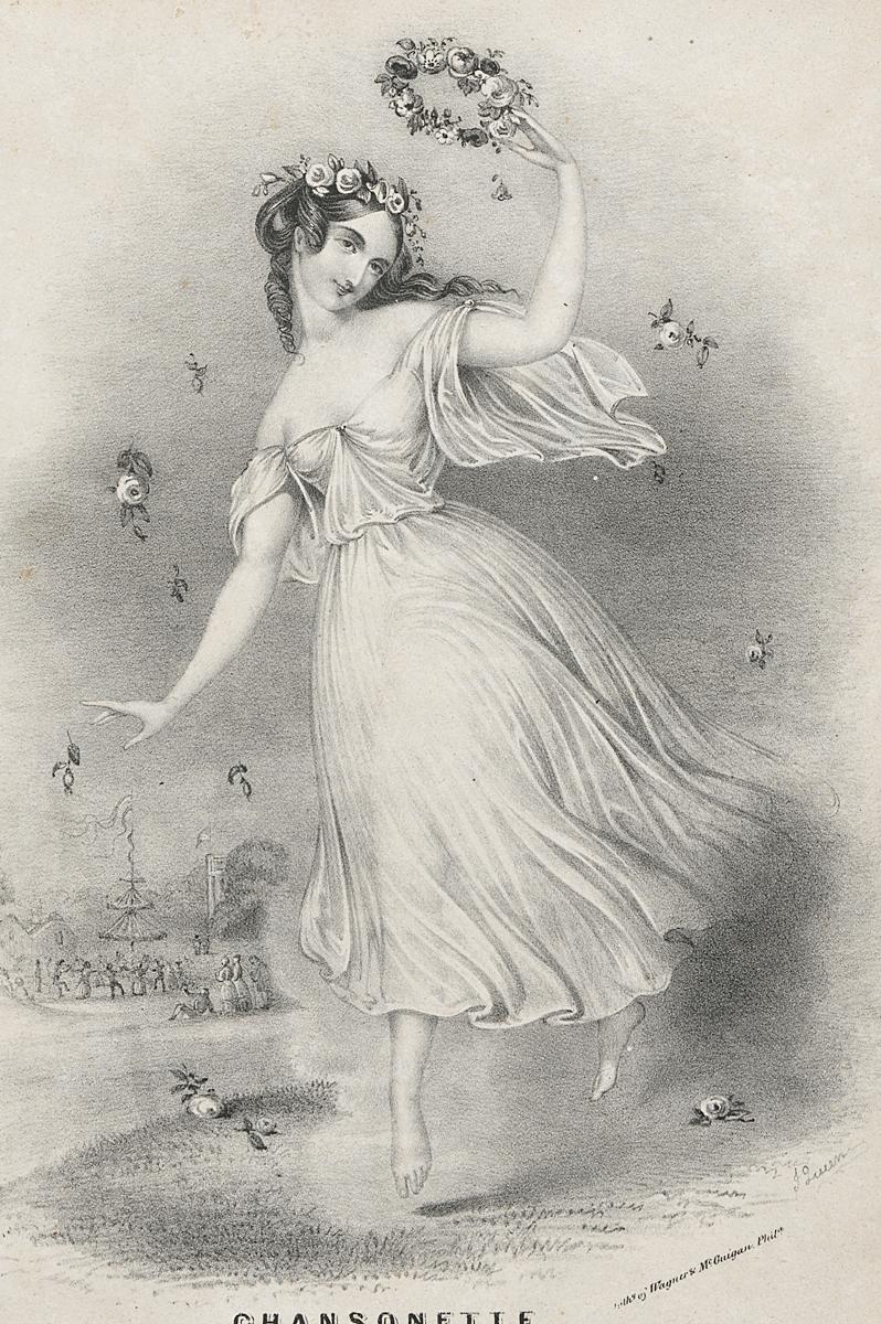 1983.0164 Sheet Music Cover, Detail