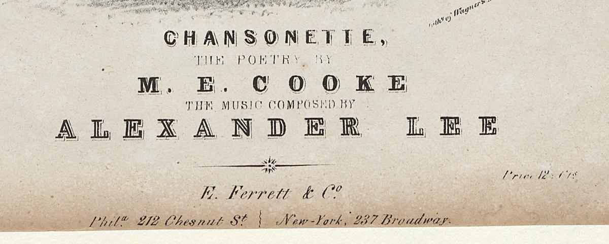 1983.0164 Sheet Music Cover, Detail 2
