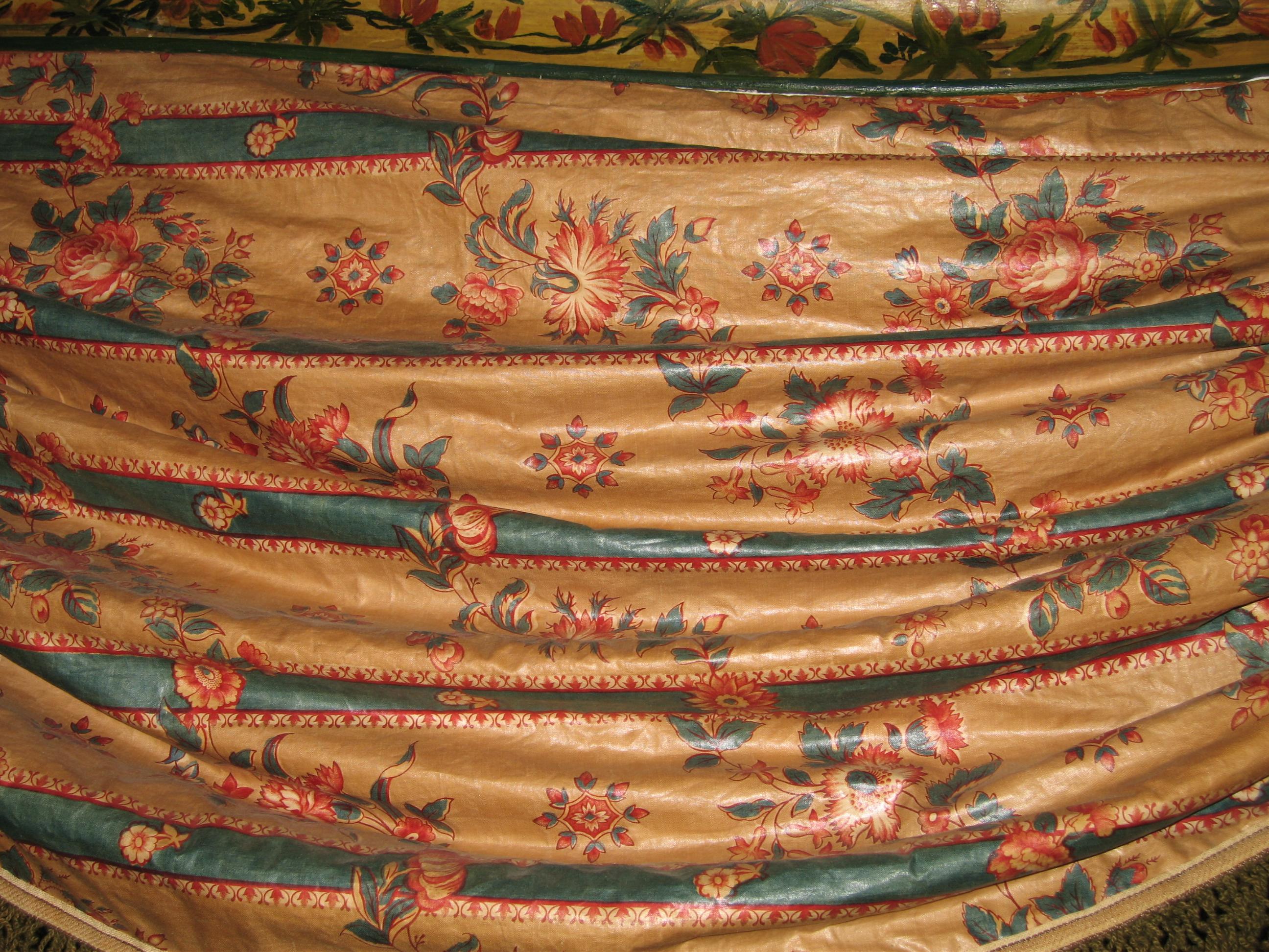 Albany Bed valance fabric close up