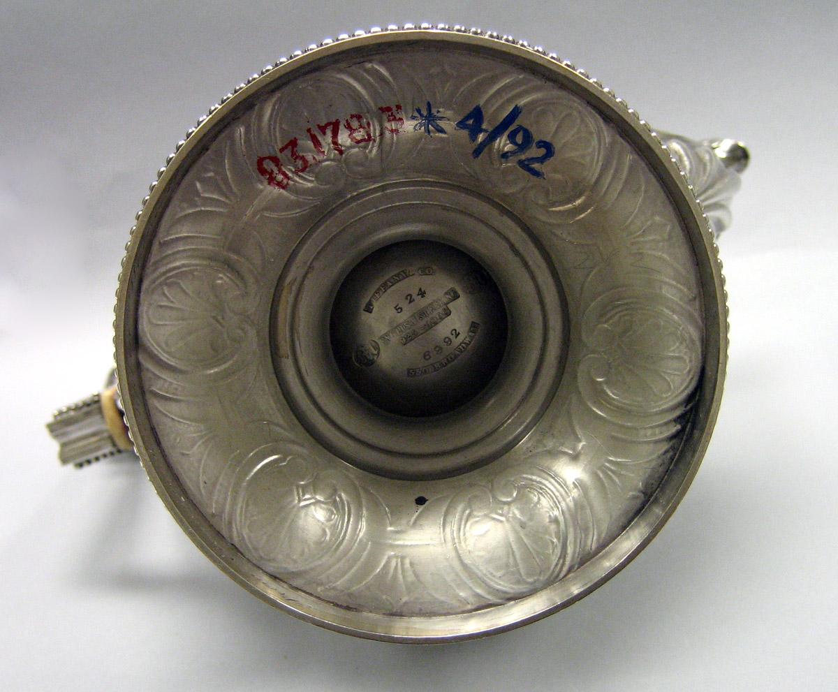 1983.0178.003 Silver Teapot underside