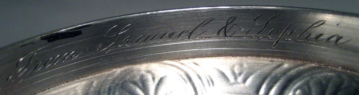 1983.0178.004 Silver Pitcher engraving part 1