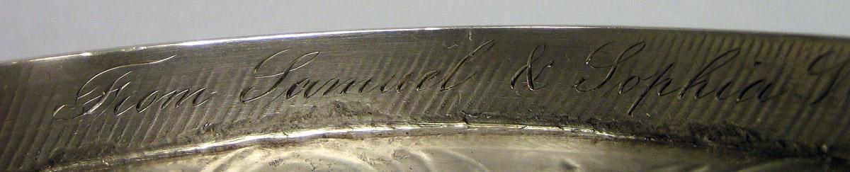 1983.0178.005 Silver Sugar bowl engraving part 1