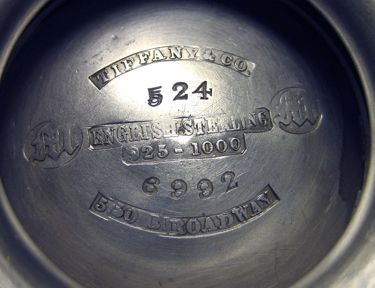 1983.0178.005 Silver Sugar bowl mark