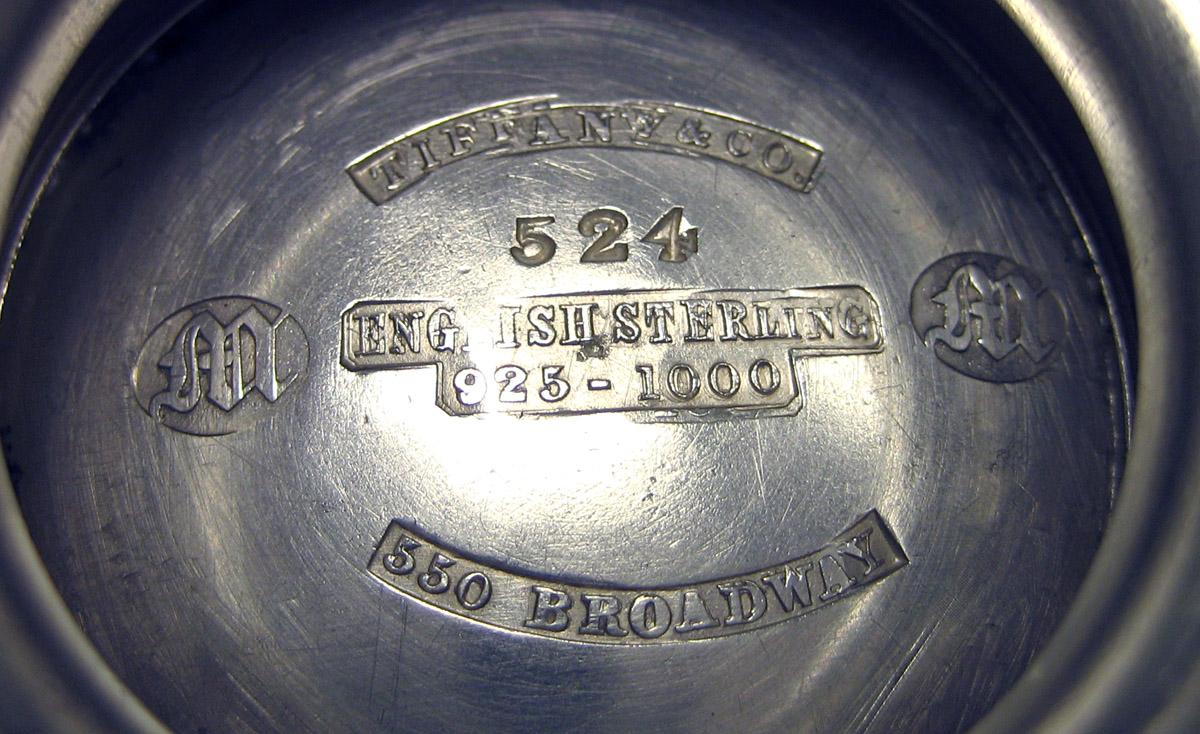 1983.0178.006 Silver Slop bowl mark
