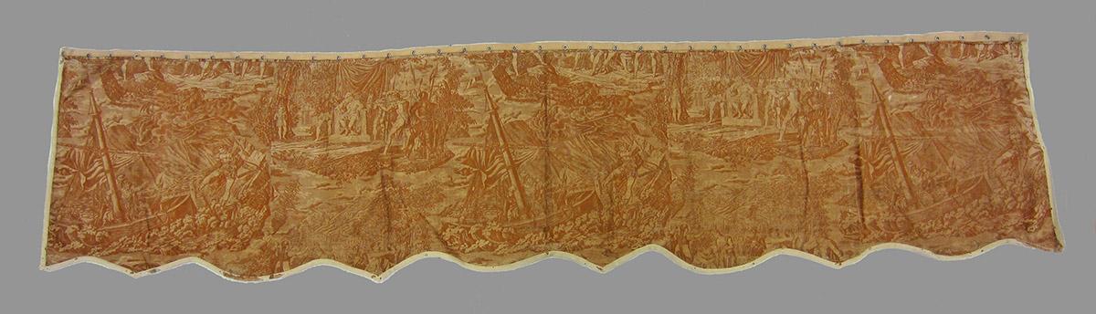 1983.0187 A textile, printed obverse