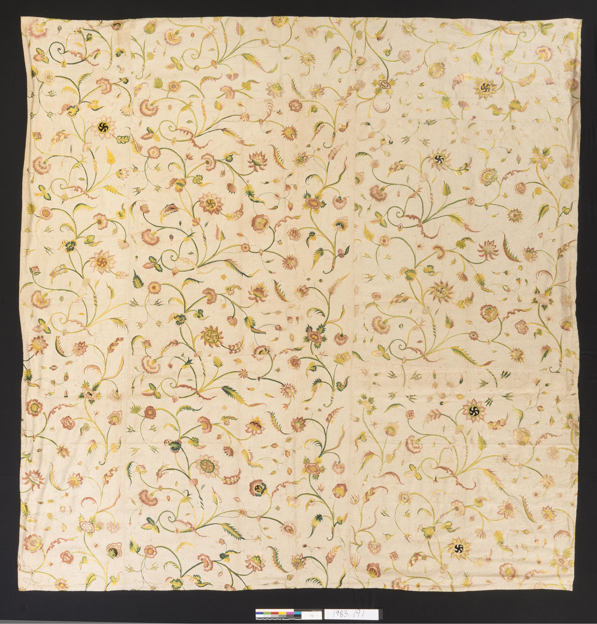1983.0191 Bedcover, view 1