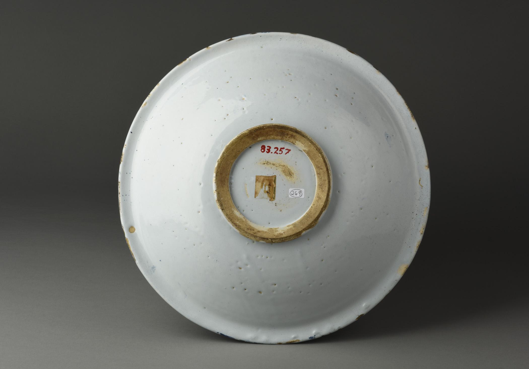 1983.0257 Dish, view 2, reverse
