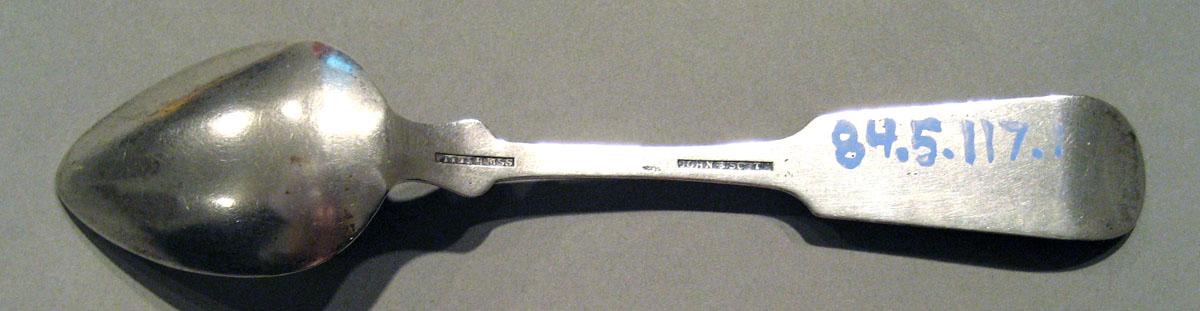 1984.0005.117.001 Silver Spoon underside