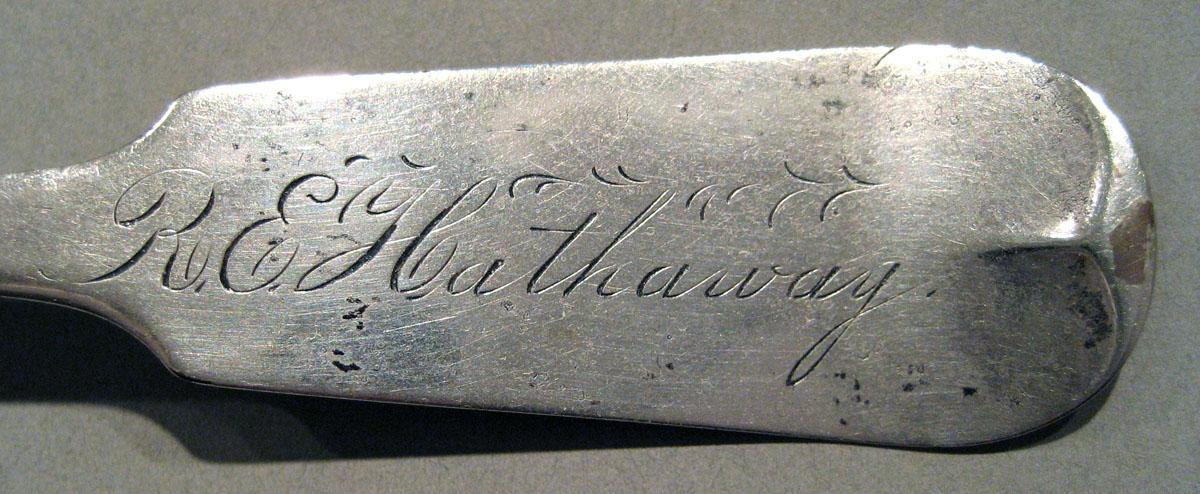 1984.0005.117.001 Silver Spoon engraving