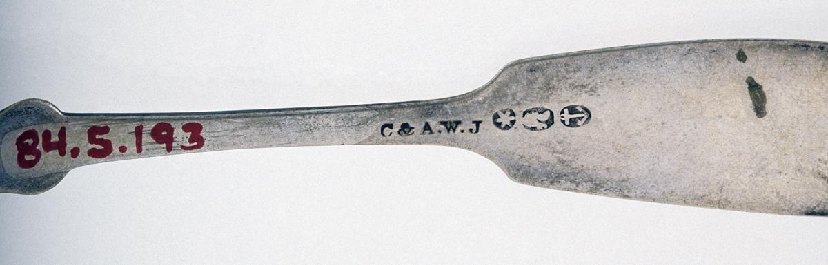 1984.0005.193 Spoon, Teaspoon, detail 1