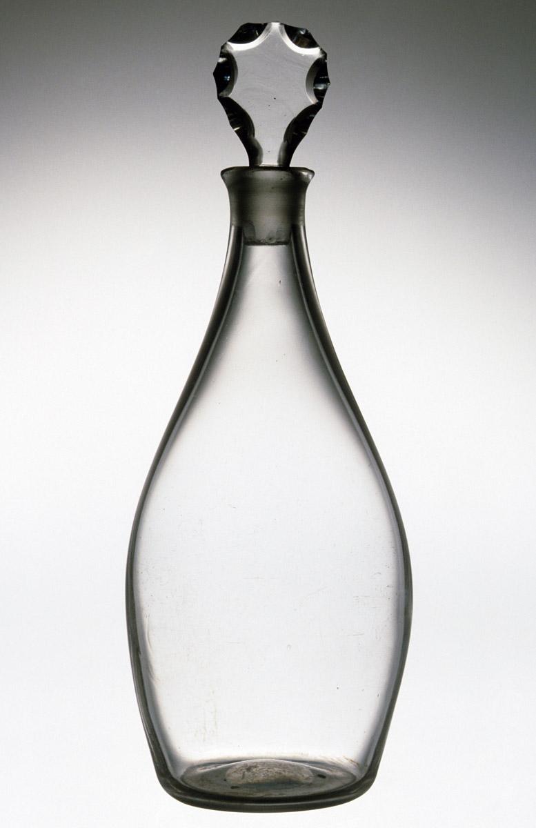 1958.0004.002 A, B Glass decanter