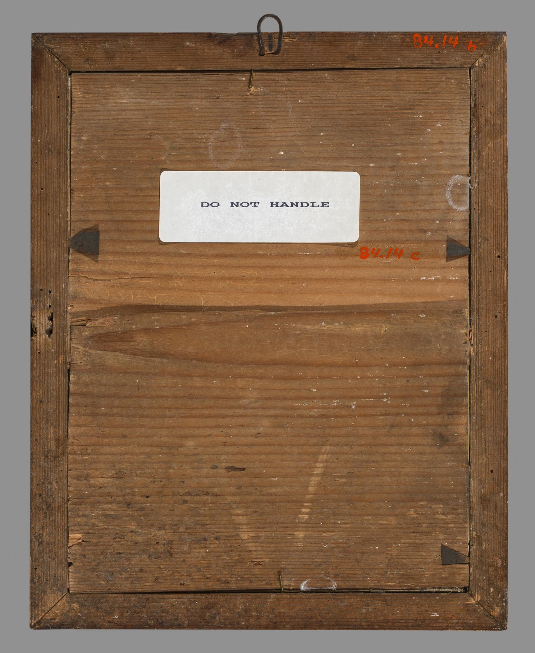 1984.0014 B Frame, C Backboard, view 1, reverse
