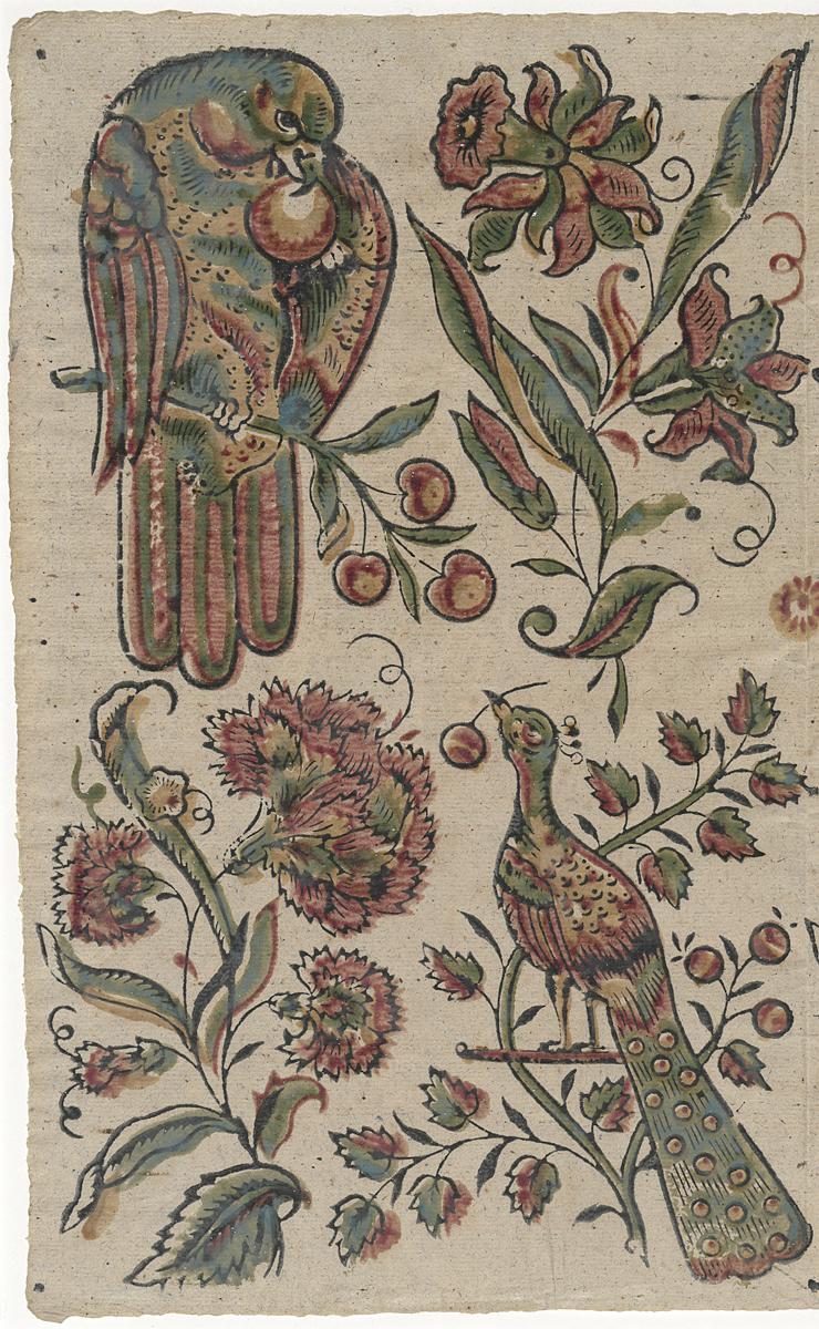 1984.0019 Wall Covering, Detail