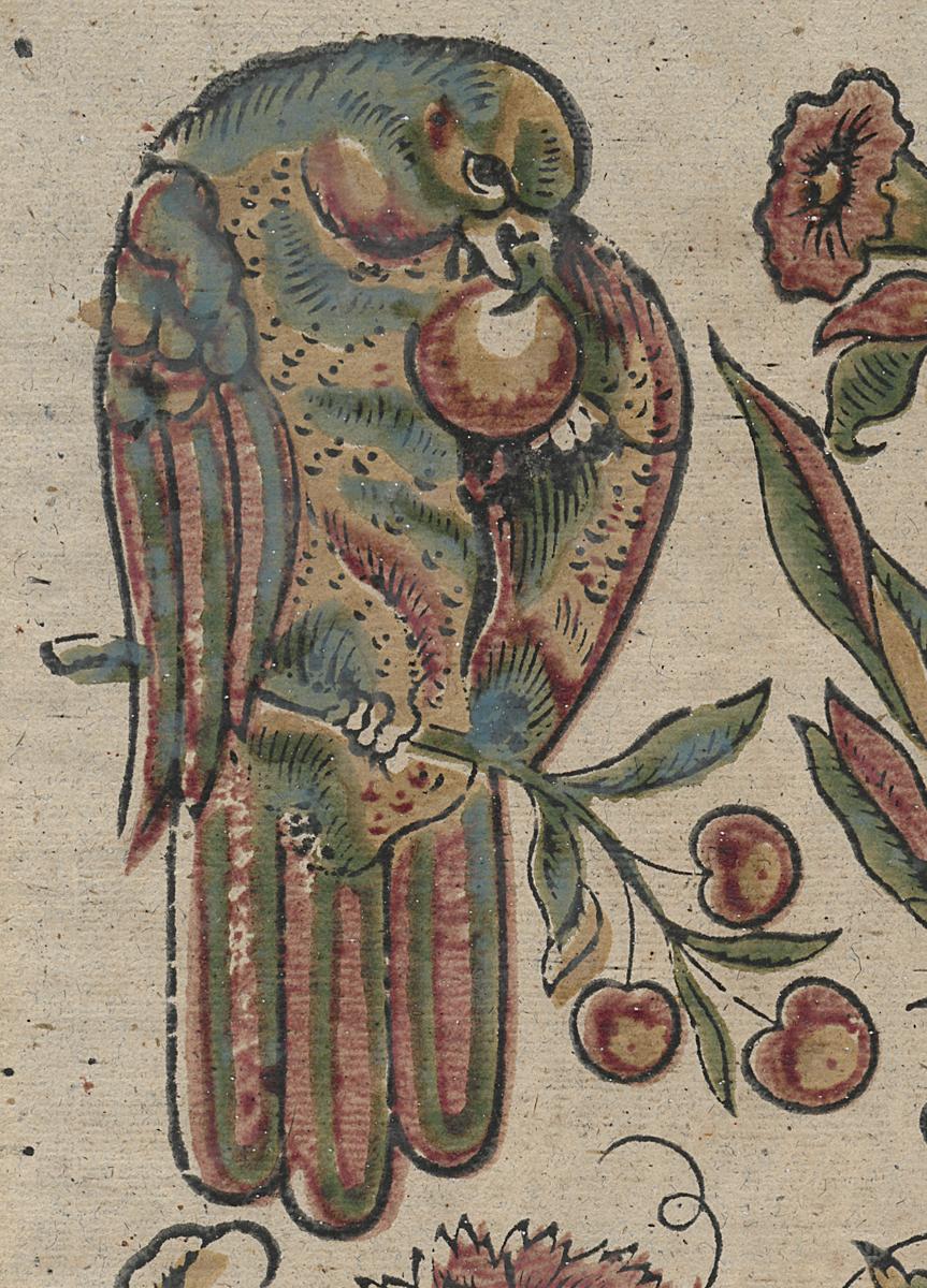 1984.0019 Wall Covering, Detail 2