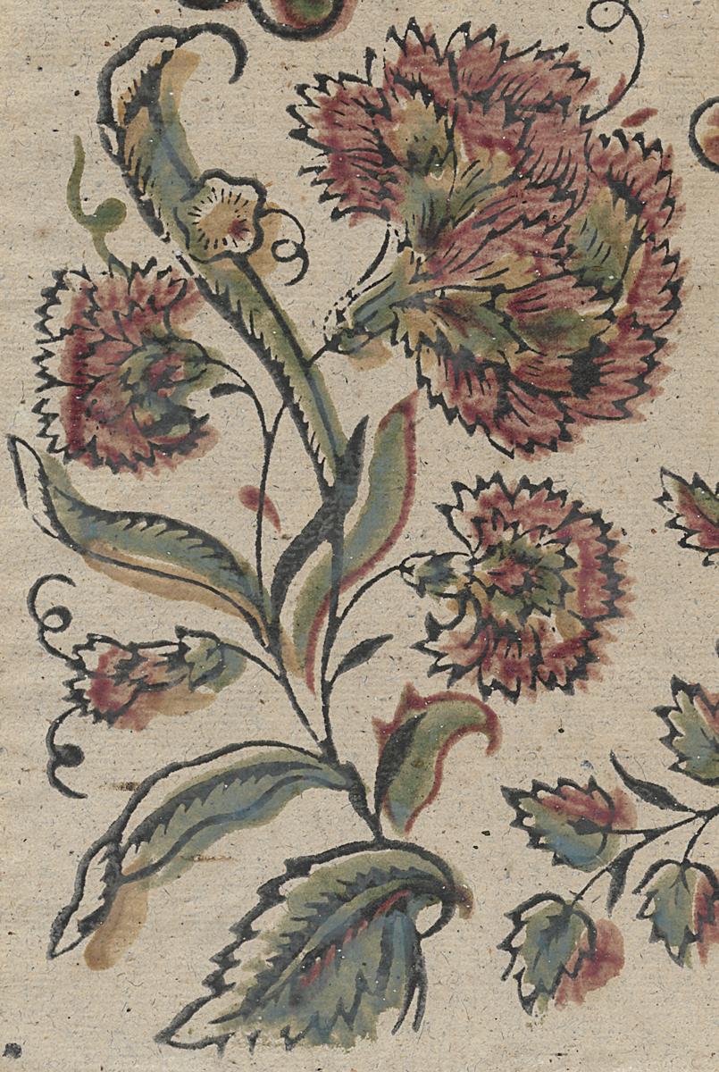 1984.0019 Wall Covering, Detail 4