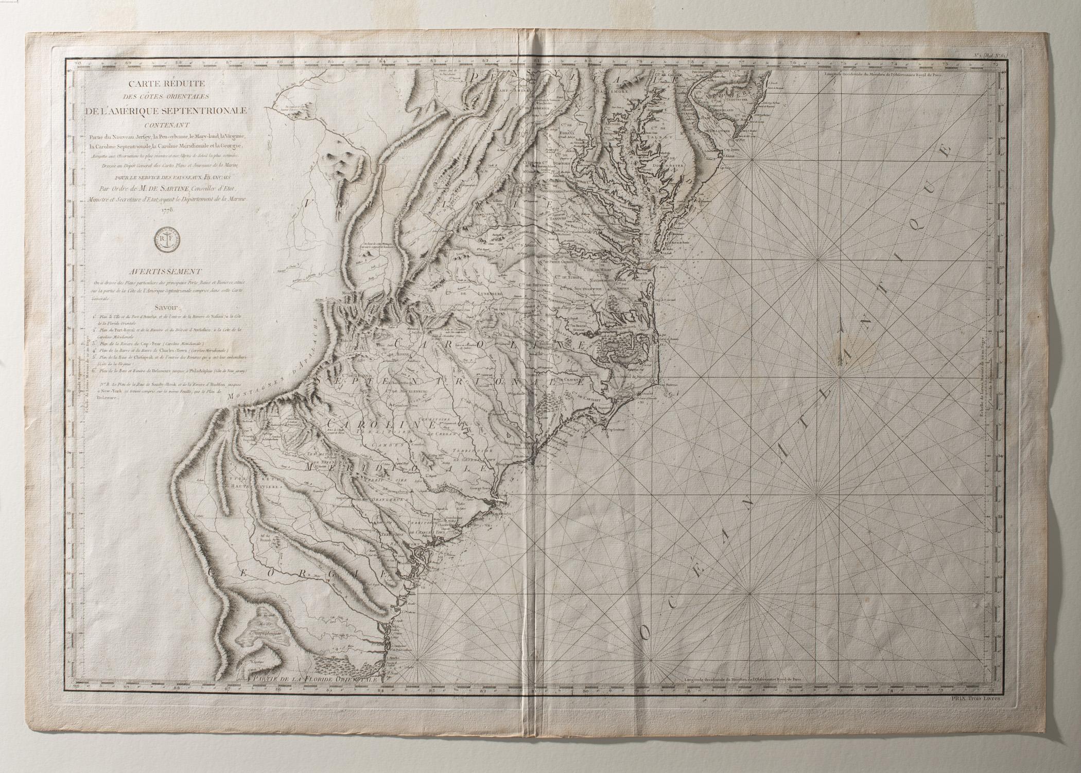 1984.0022 Map, view 2, raking light