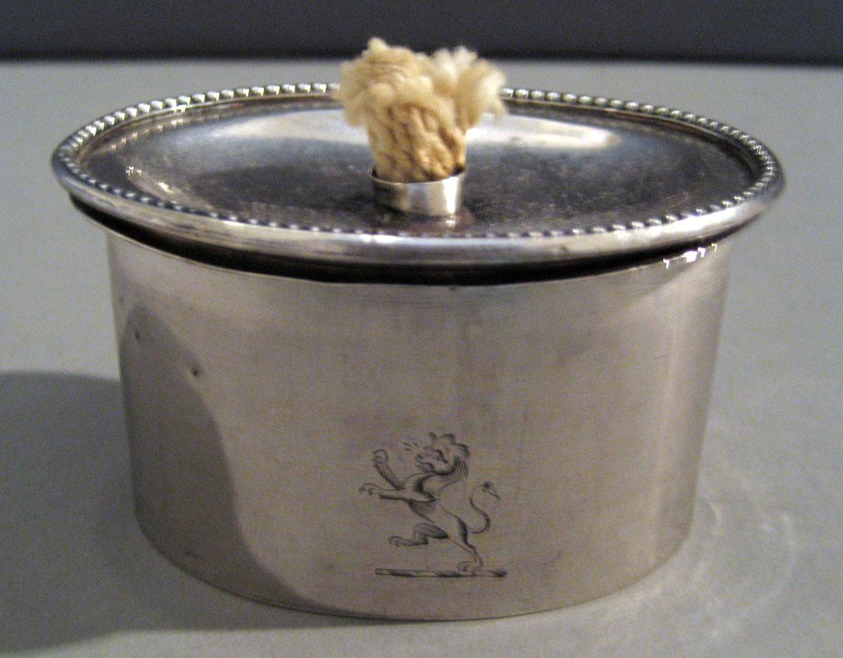 1984.0057 B, C Silver Spirit Lamp