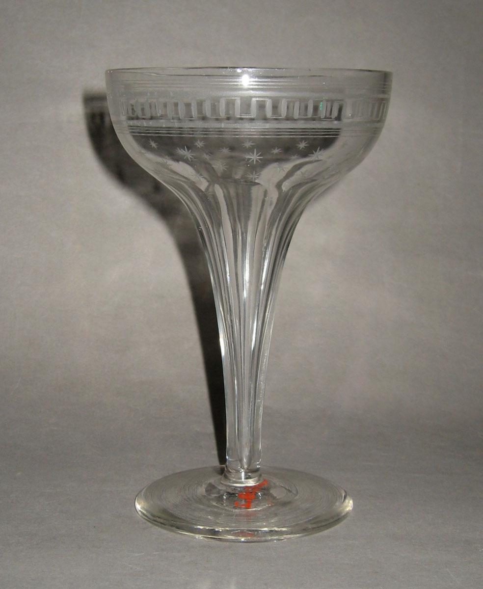 1984.0068.002 Colorless glass champagne glass