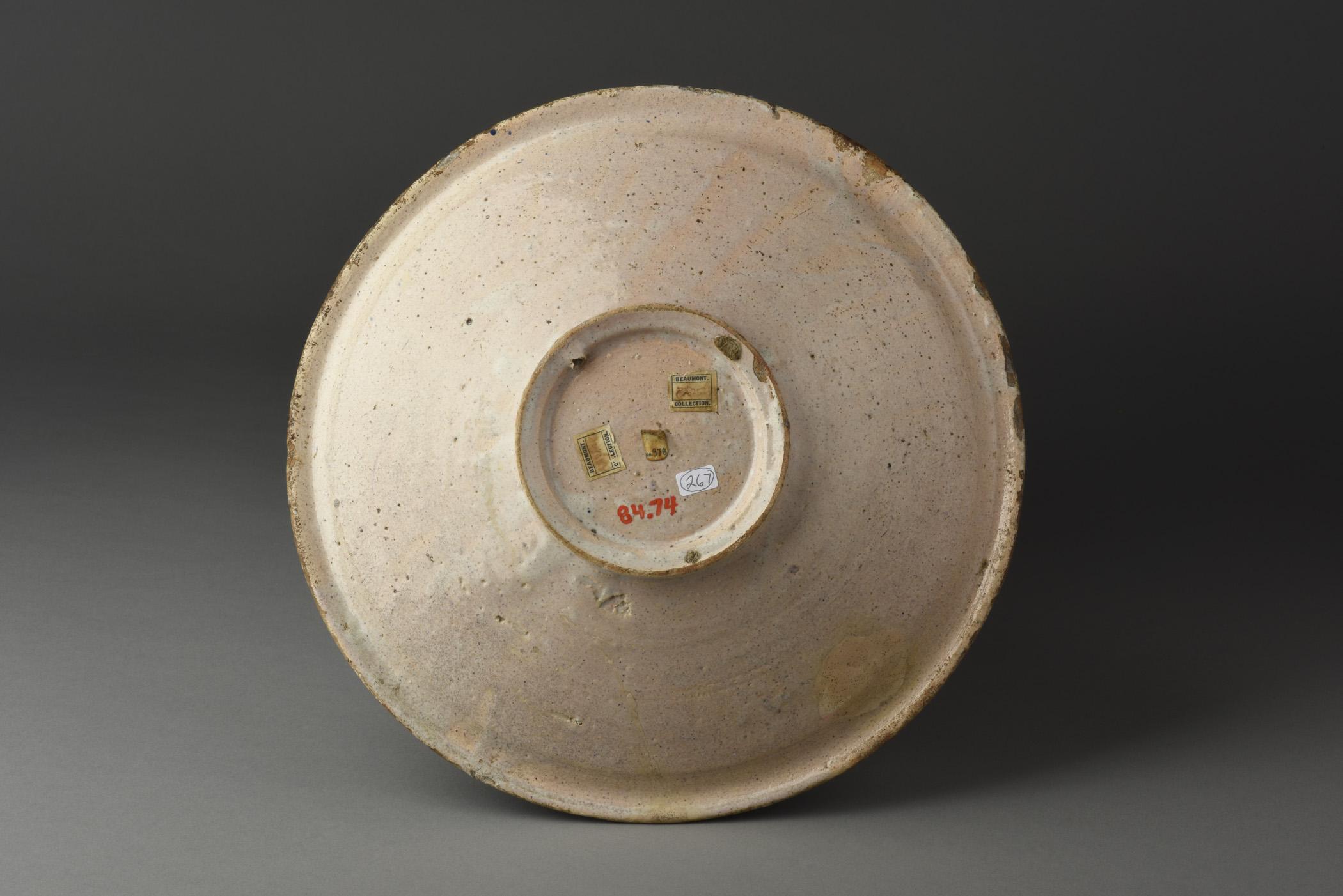 1984.0074 Dish, view 2, reverse