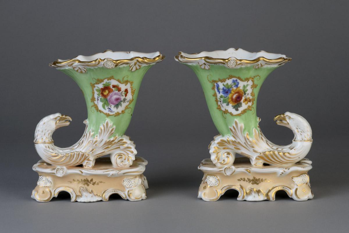 1984.0076.001, .002 Flower containers (2)