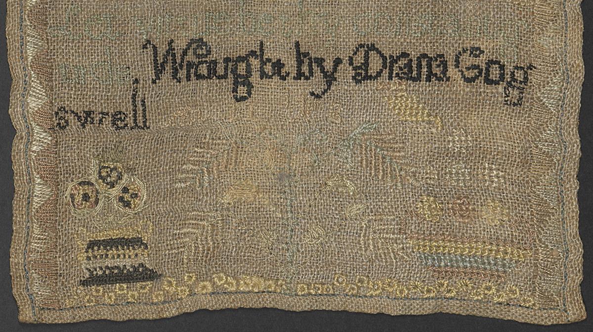 1984.0095 Sampler, Detail 3