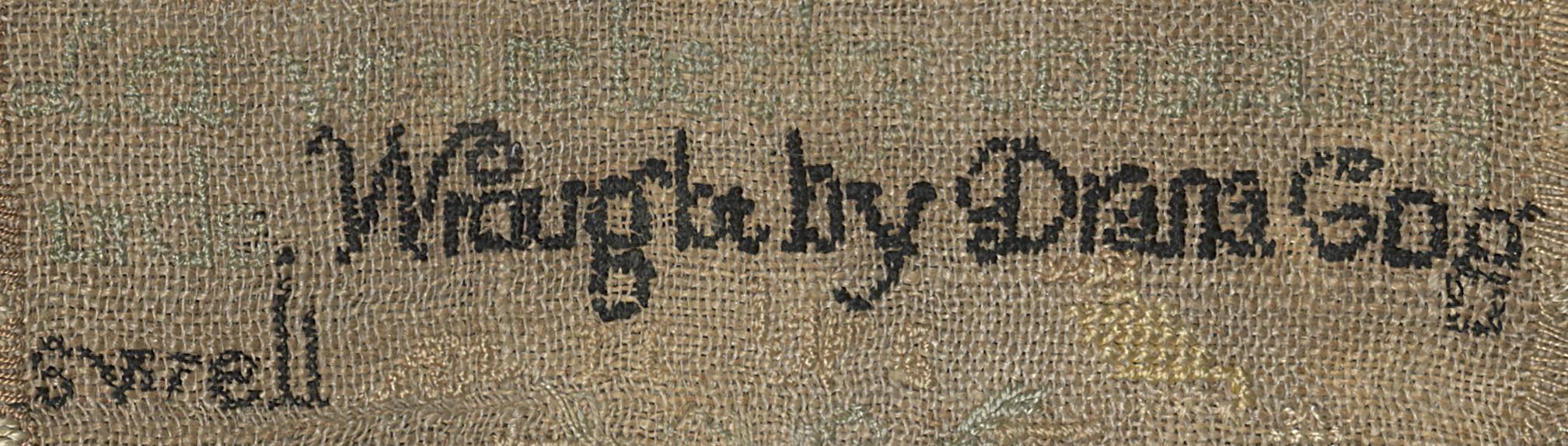 1984.0095 Sampler, Detail 4
