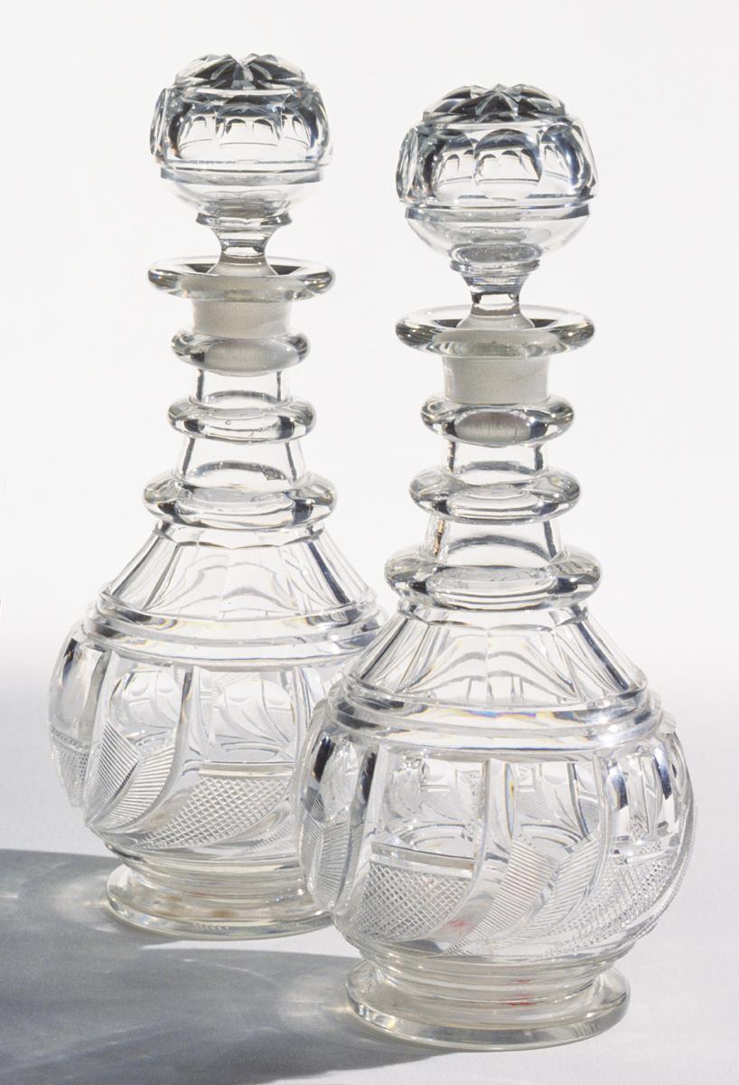 1984.0096.001-.002 A, B Decanters