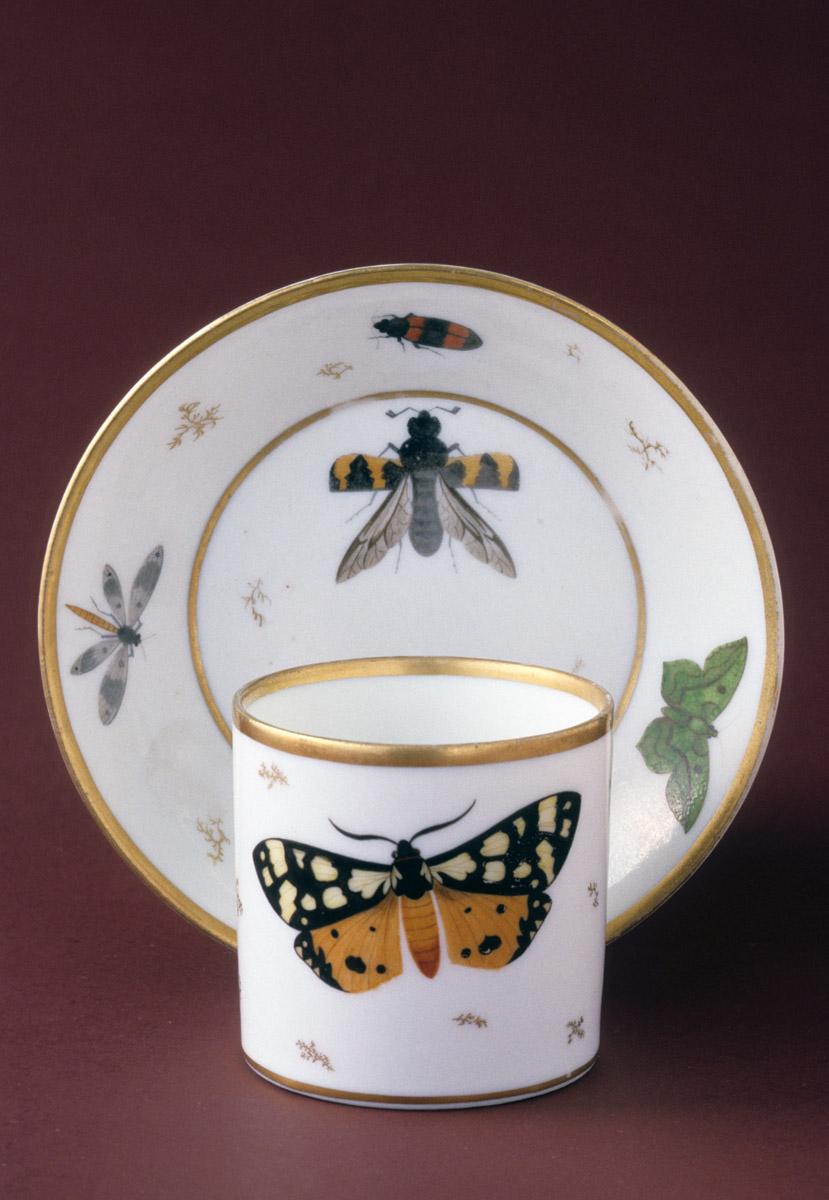 1984.0119 A, B Porcelain coffee cup and saucer