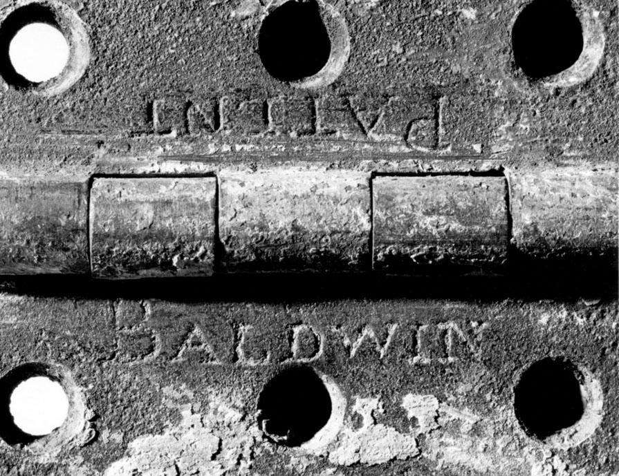 1984.0124.001 Hinge, maker's mark