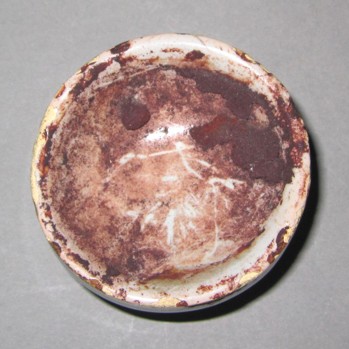 1958.0011.003 Delftware ointment pot top