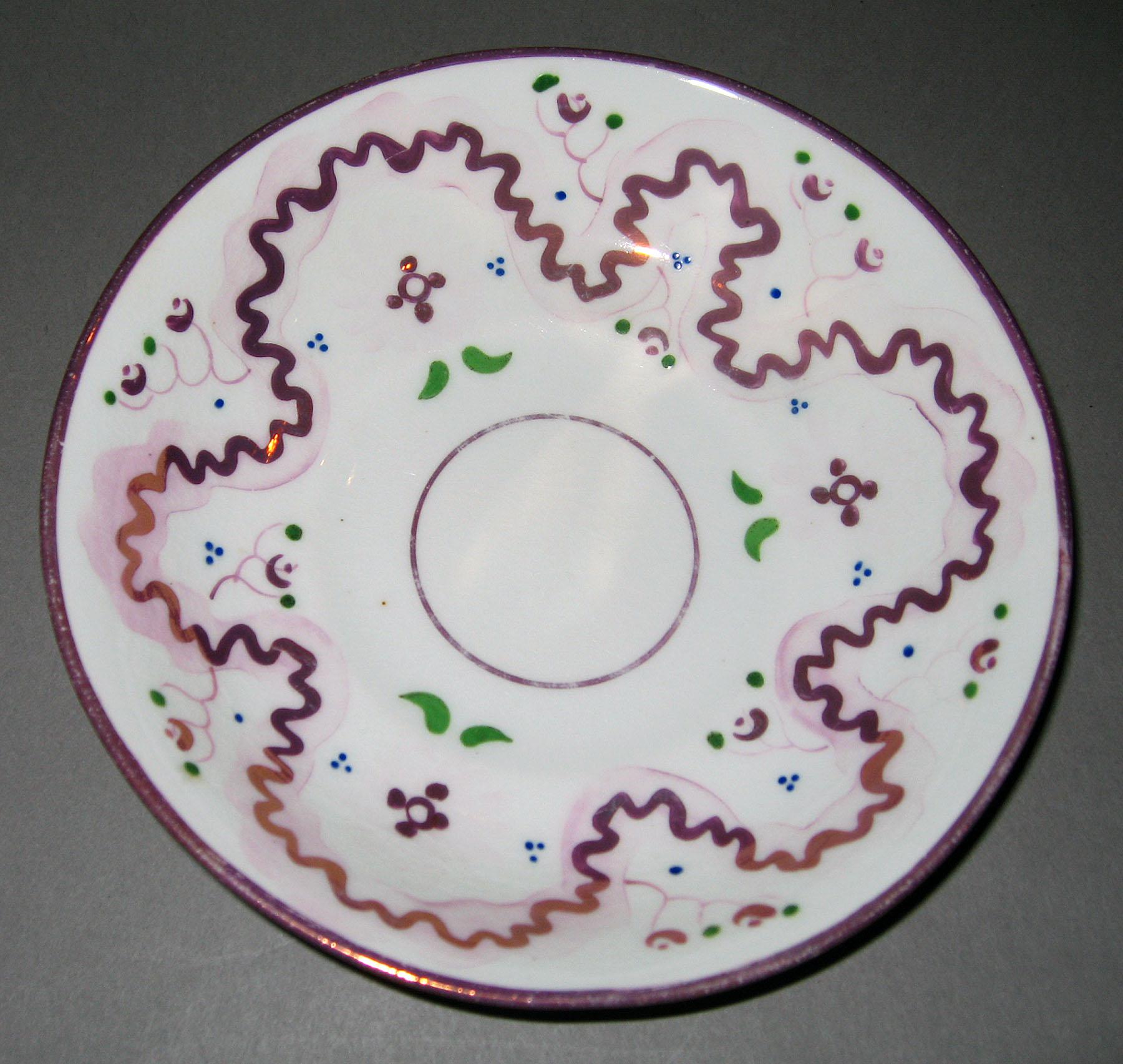 1984.0141.058 B Lusterware Saucer