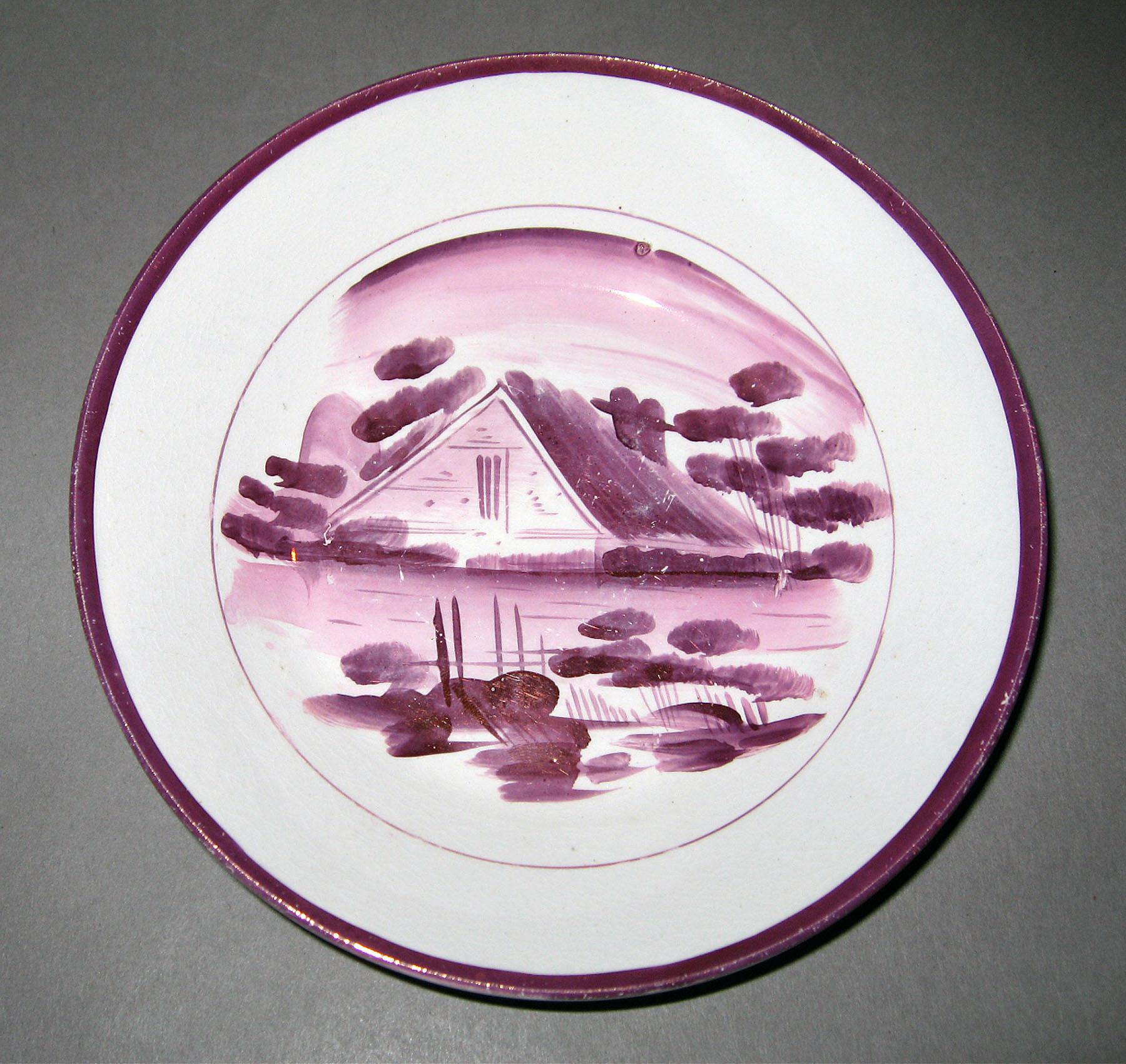 1989.0141.089 B Sewell Lusterware Saucer