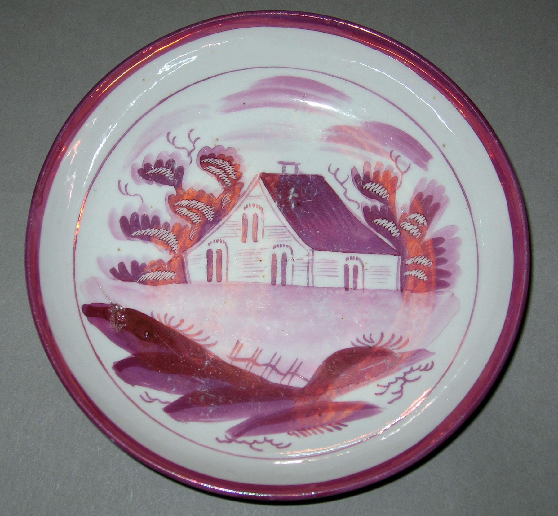 1984.0141.104 B Lusterware Saucer