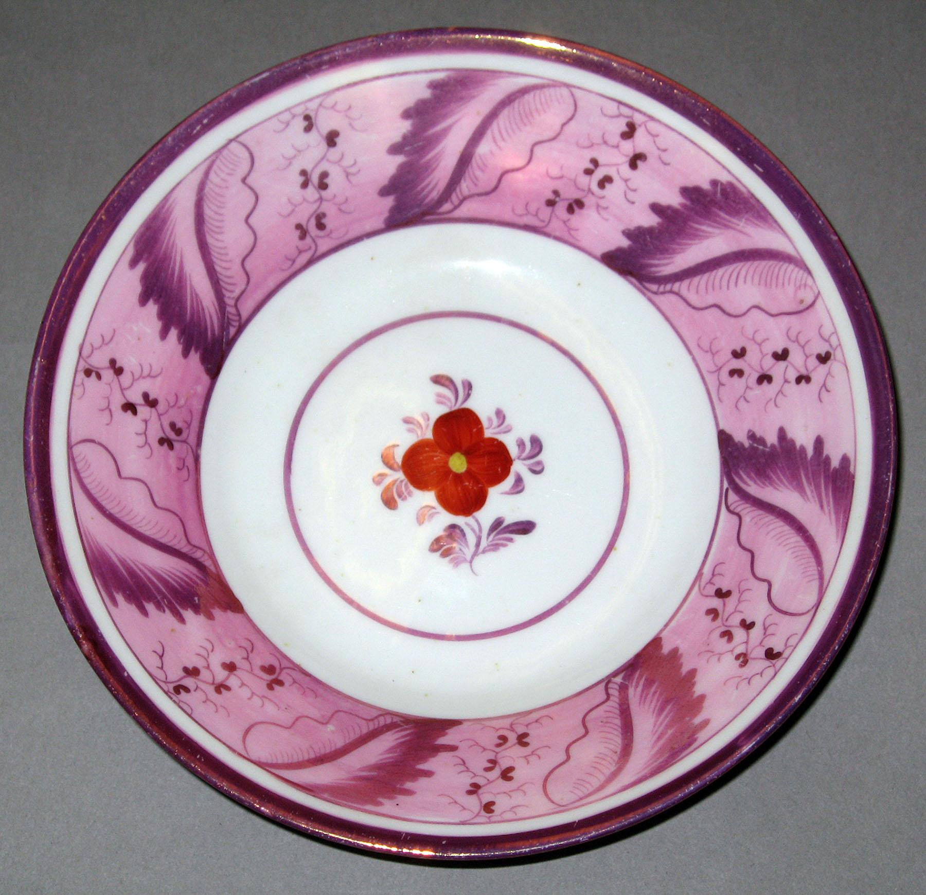 1984.0141.106 B Lusterware Saucer