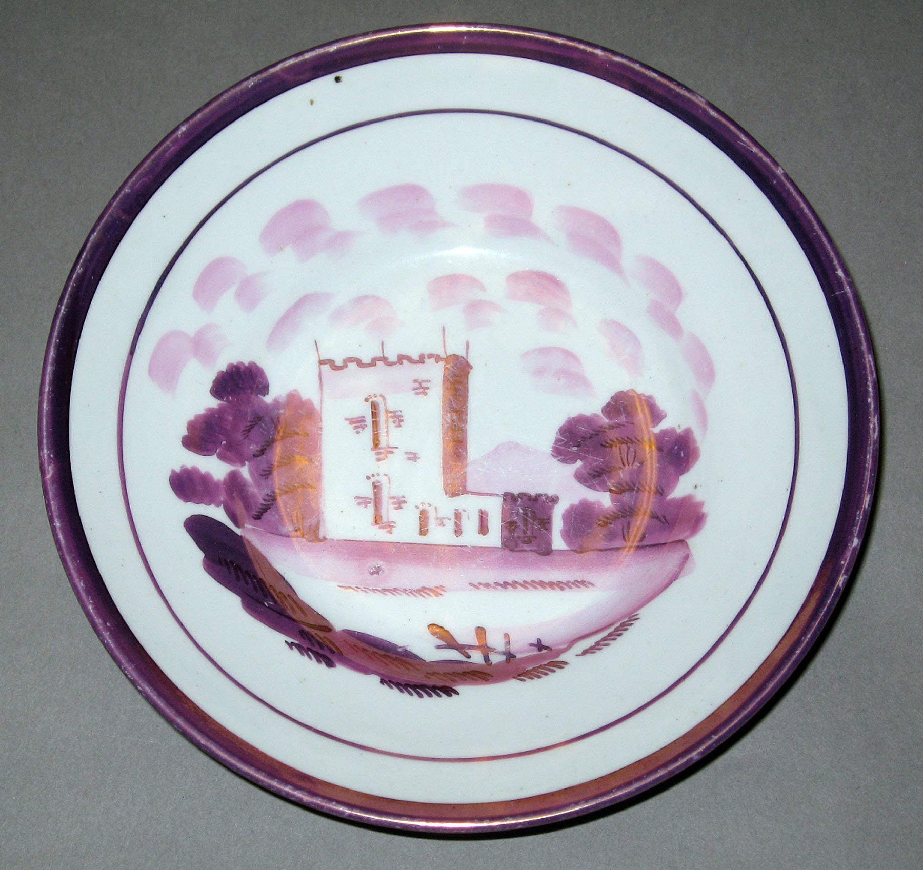 1984.0141.109 B Lusterware Saucer
