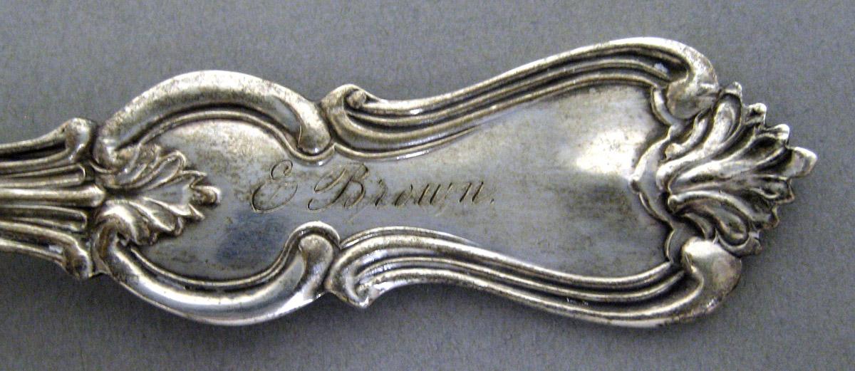 2006.0006.005 Silver Fork engraving