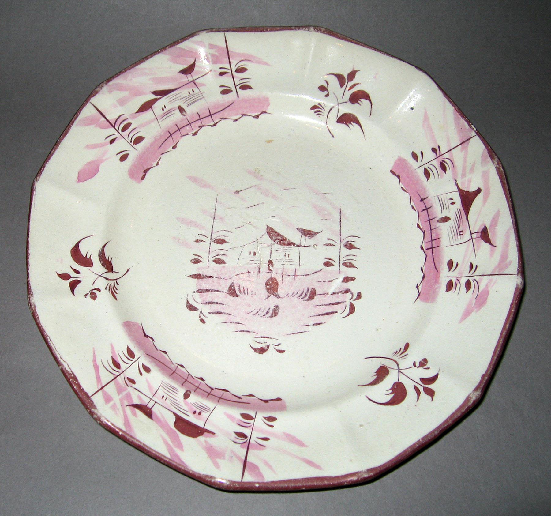 1984.0141.165.002 Lusterware Plate