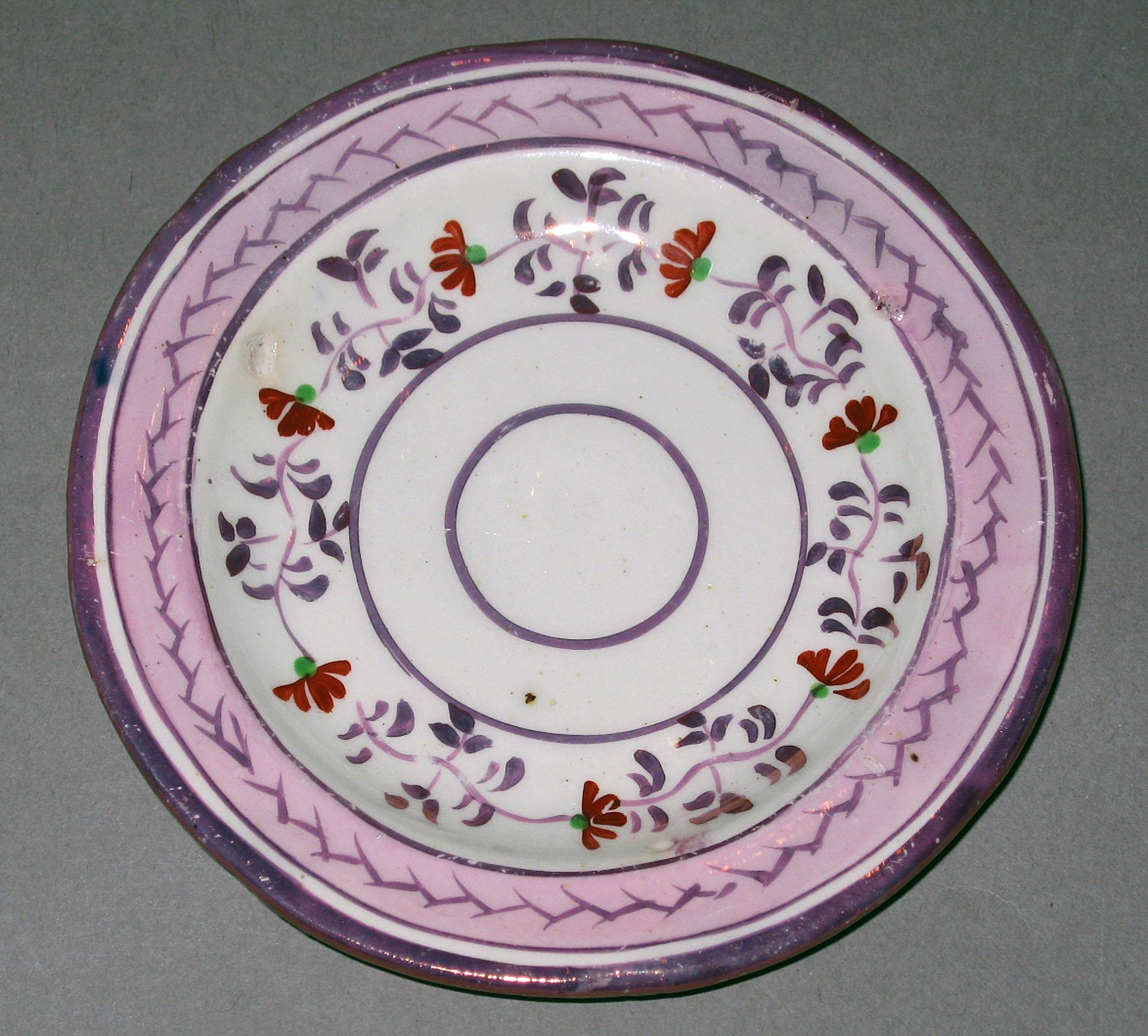 1984.0141.169 Lusterware Cup Plate