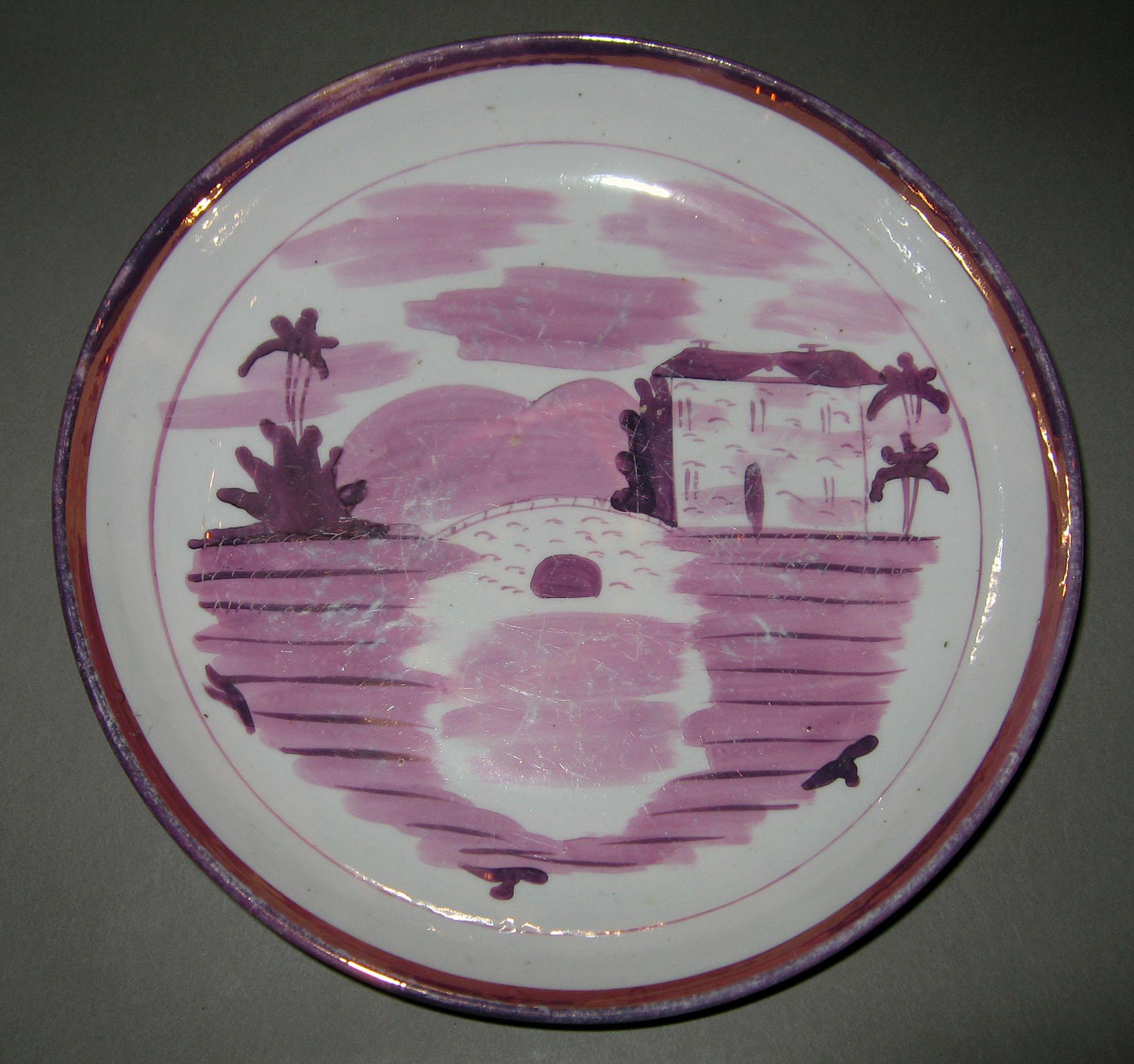 1984.0141.173 Lusterware Cake plate