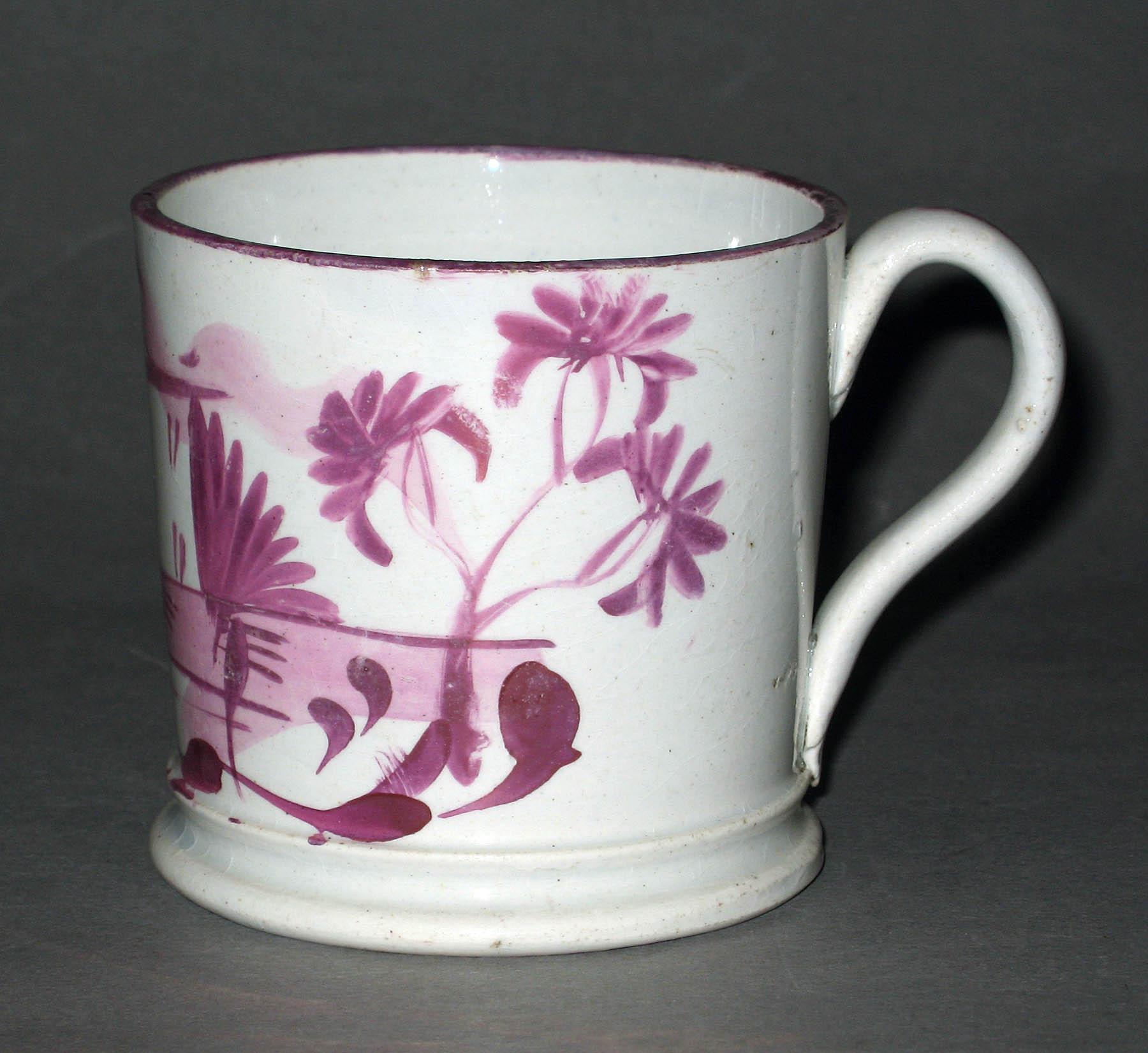 1984.0141.181 Lusterware cottage style mug (profile)
