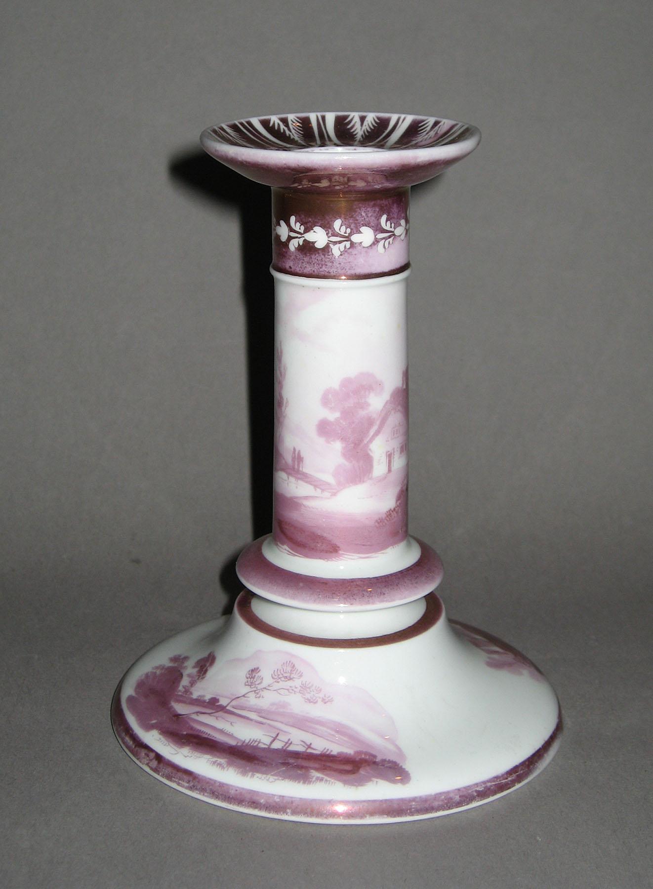 1984.0141.233 Lusterware Candlestick
