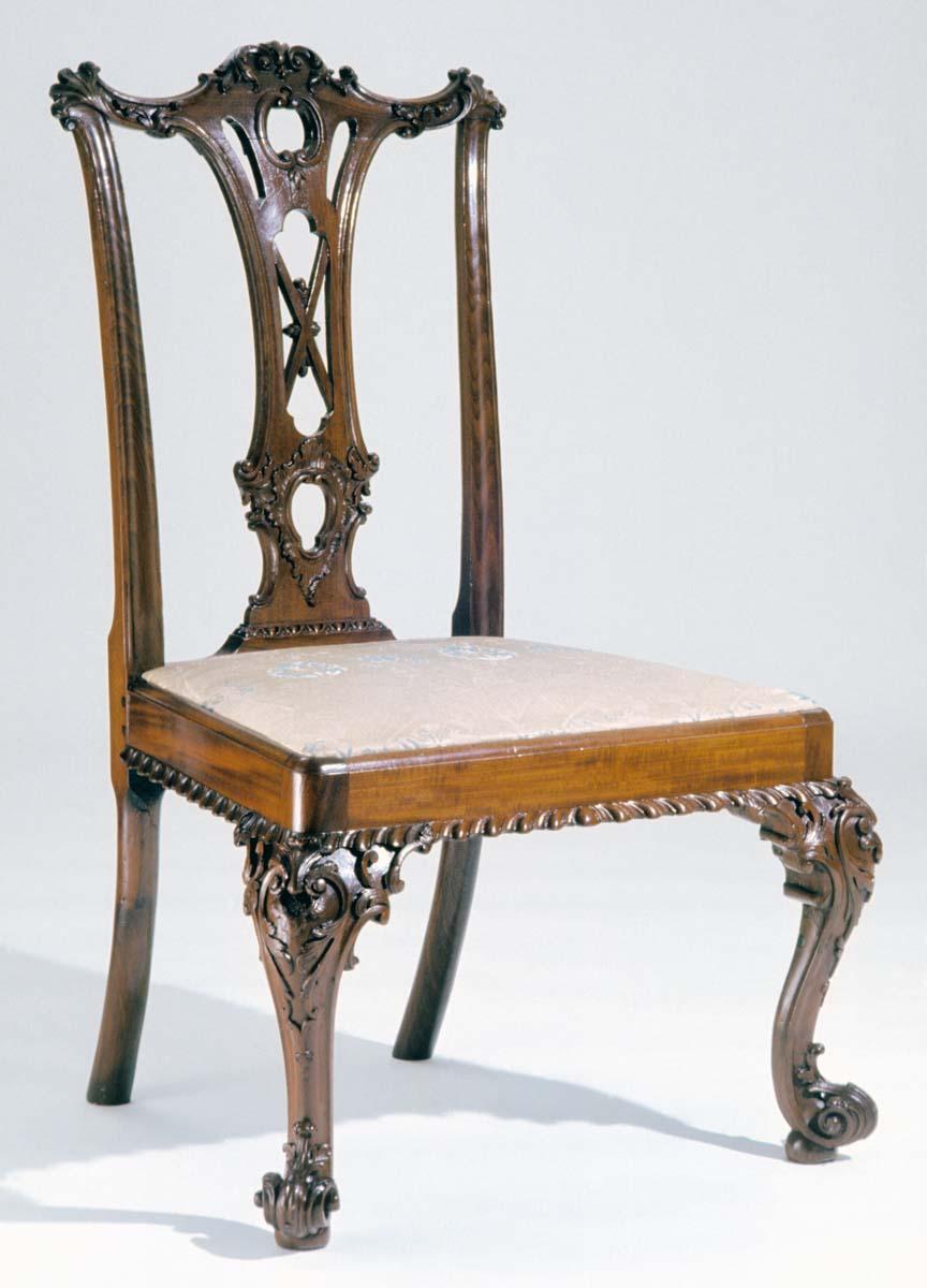 1960.1062.001, 1984.0604.003 Chair, Side Chair, Slipseat, view 1