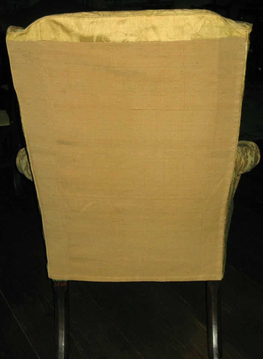 1984.0616 slip cover on 1959.0630 chair view 4