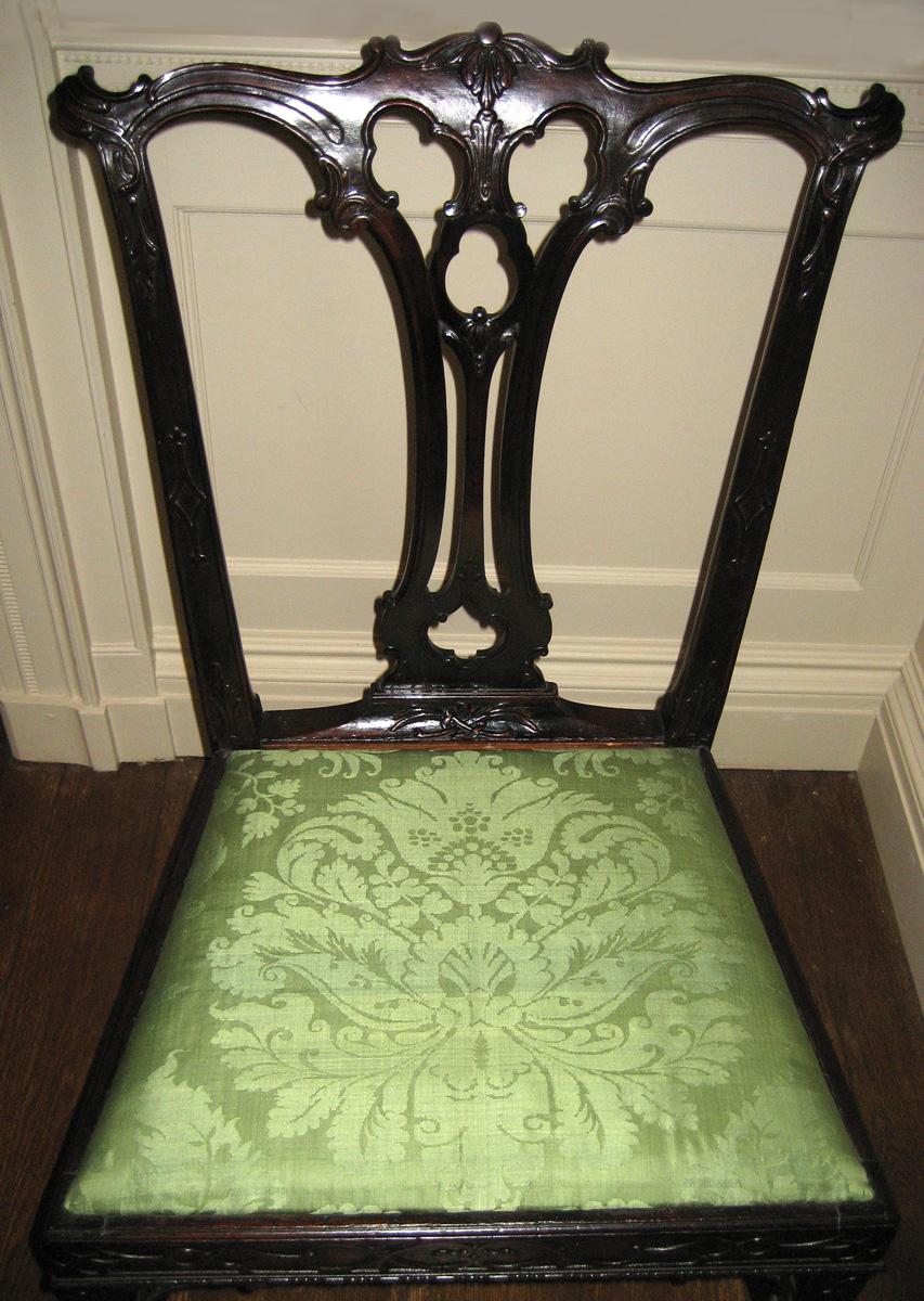 1967.0610.002 chair with 1984.0617.004 slipseat view 2