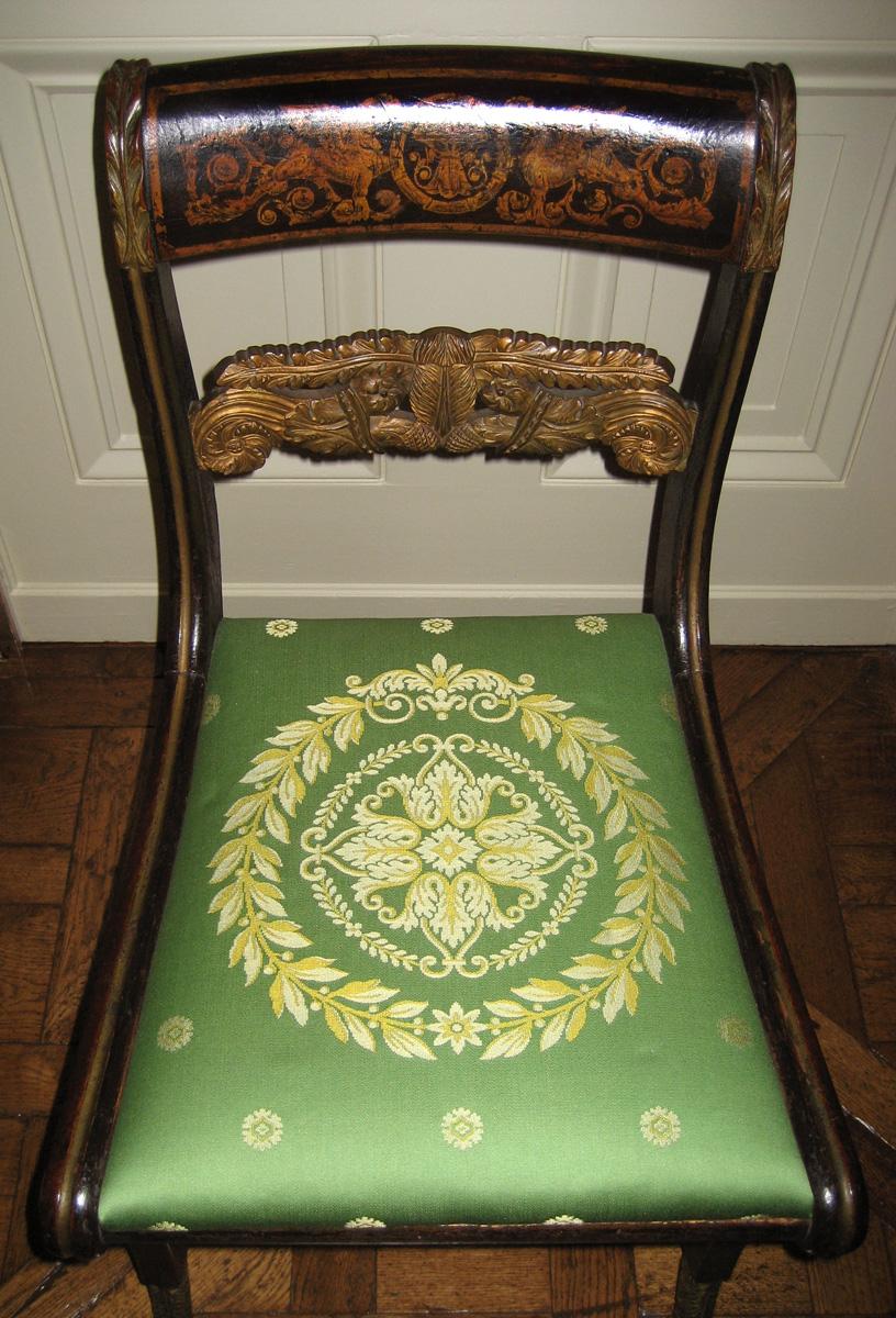1957.0742.001 Side chair and 1984.0623.001 slip seat view 2