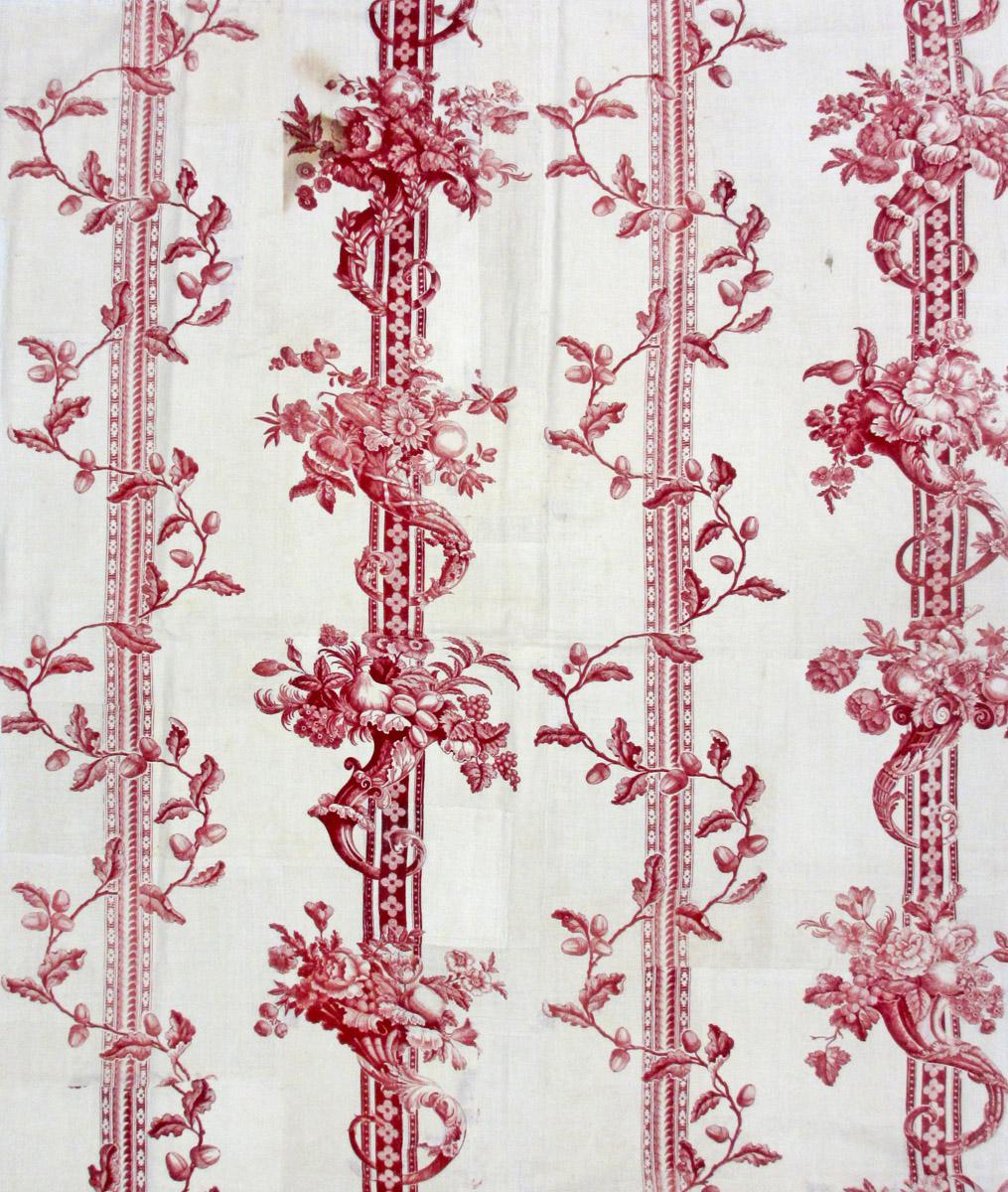 T178 textile, printed design repeat