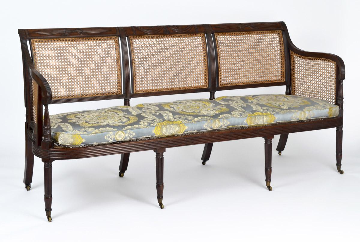 1957.0729 Sofa, 1984.0649.002 Cushion, view 1
