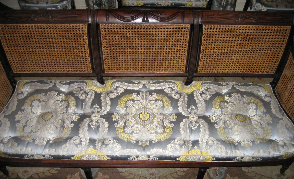 1957.0729 Sofa cushion detail