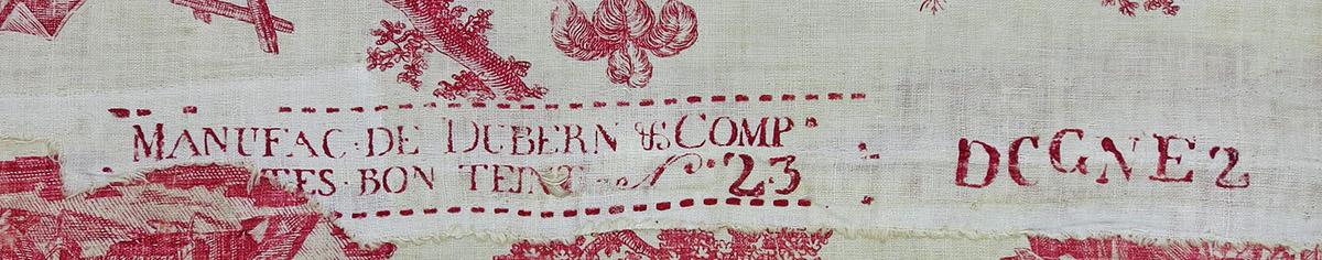 1958.0035.001 Textile, printed detail
