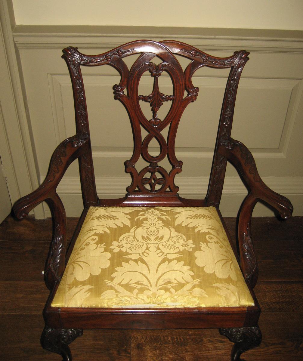 1961.0116 chair with 1984.0653.004 slip seat view 2